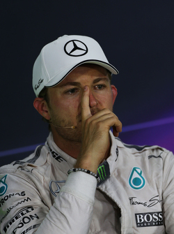 Nico Rosberg, Mercedes AMG F1, en conferencia de prensa