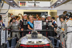 2015 24 Hours of Le Mans Pole Winner #18 Porsche Team Porsche 919 Hybrid: Romain Dumas, Neel Jani, Marc Lieb