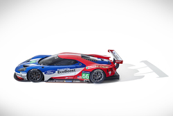 The new Ford GT that will race at Le Mans
