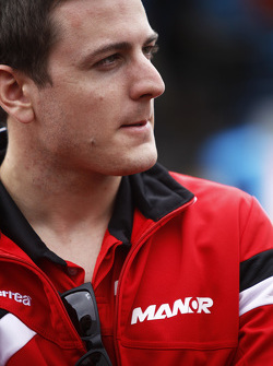 Fabio Leimer, en el paddock de GP2