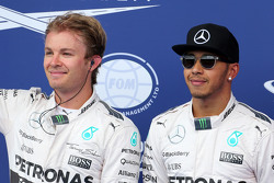 Nico Rosberg, Mercedes AMG F1 Team e Lewis Hamilton, Mercedes AMG F1 Team