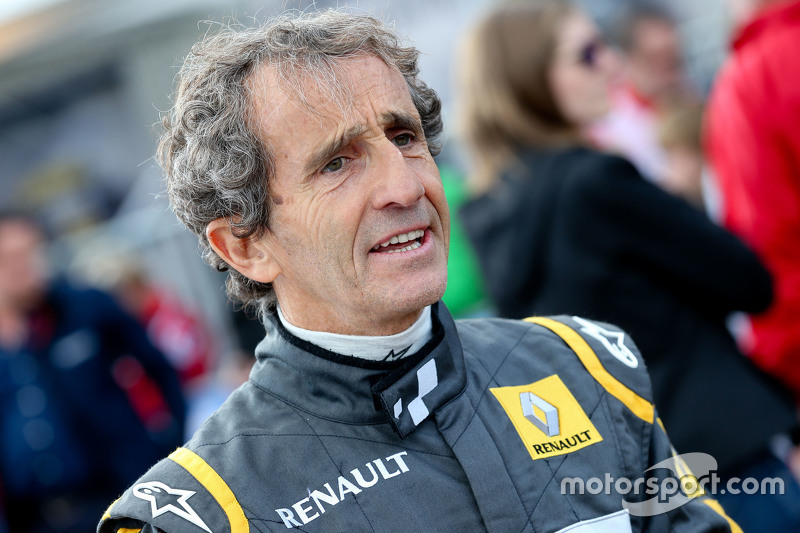 Alain Prost bei der Legenden-Parade