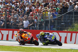 Valentino Rossi, Yamaha Factory Racing et Marc Marquez, Repsol Honda Team