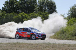 Kevin Abbring en Sebastian Marshall, Hyundai i20 WRC, Hyundai Motorsport