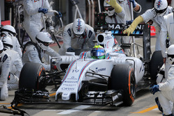 Фелипе Масса, Williams F1 Team во время пит-стопа