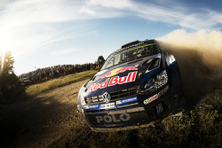 Andreas Mikkelsen y Ola Floene, Volkswagen Polo WRC, Volkswagen Motorsport