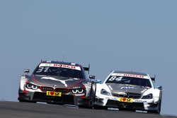 Tom Blomqvist, BMW Team RBM BMW M4 DTM, #84 Maximilian Götz, Mücke Motorsport Mercedes-AMG C 63 DTM