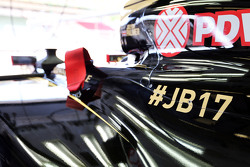 Lotus F1 E23 com tributo a Jules Bianchi