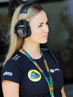 Carmen Jorda, pilote de développement Lotus F1 Team