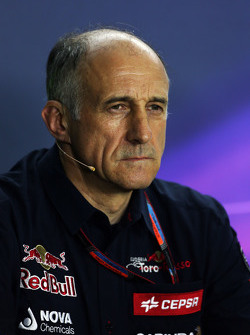Franz Tost, Team Principal Scuderia Toro Rosso lors de la conférence de presse