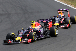Daniil Kvyat, Red Bull Racing et Daniel Ricciardo, Red Bull Racing