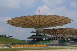 Les tribunes de Sepang