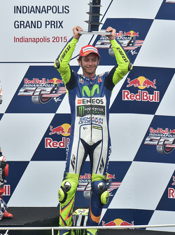 Podium : le troisième Valentino Rossi, Yamaha Factory Racing