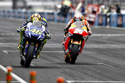 Валентино Росси, Yamaha Factory Racing и Дани Педроса, Repsol Honda Team