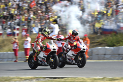 Andrea Iannone and Andrea Dovizioso, Ducati Team