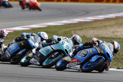 Jorge Navarro, Estrella Galicia 0,0, Danny Kent, Leopard Racing, et Romano Fenati, SKY Racing Team VR46