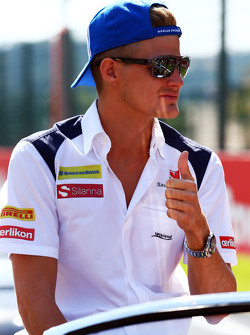 Marcus Ericsson, Sauber F1 Team en el desfile de los pilotos