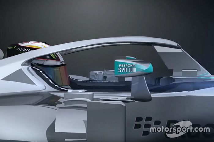 Cockpit fechado sugerido pela Mercedes