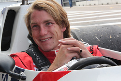 Freddie Hunt in de Hesketh van vader James Hunt