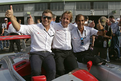 Legende Audi Tom Kristensen, Frank Biela, Emanuele Pirro