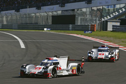 #8 Audi Sport Team Joest Audi R18 e-tron quattro: Lucas di Grassi, Loic Duval, Oliver Jarvis and #7