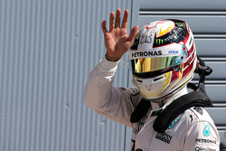 Poleman Lewis Hamilton, Mercedes AMG F1 Team