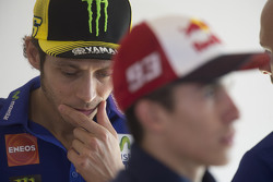 Valentino Rossi, Yamaha Facotry Racing y Marc Márquez, Repsol Honda Team