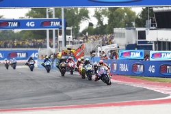 Partenza: Jorge Lorenzo, Yamaha Factory Racing in testa