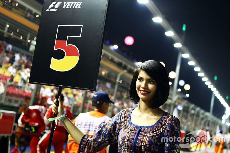 Grid girl de Sebastian Vettel, Ferrari