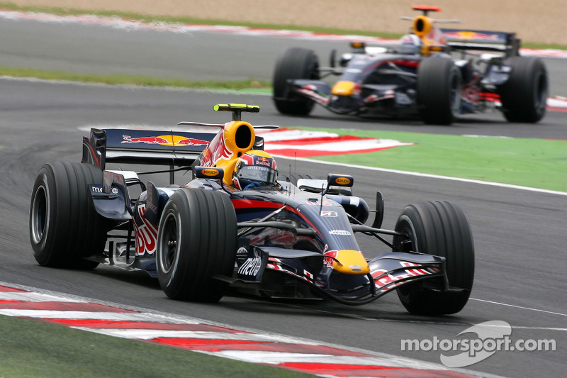 Mark Webber, Red Bull Racing, RB3, David Coulthard, Red Bull Racing, RB3