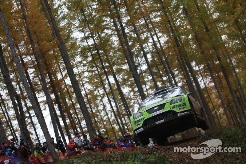 Mikko Hirvonen and Jarmo Lehtinen, BP Ford, Ford Focus WRC