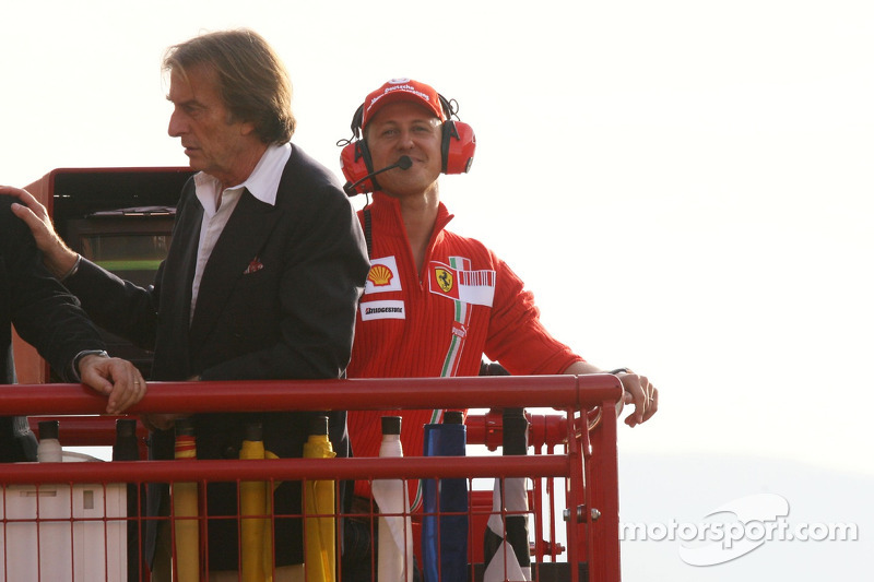 Michael Schumacher y Luca di Montezemolo