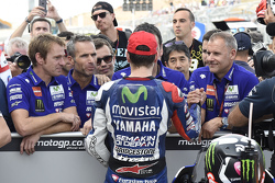 Il secondo qualificato Jorge Lorenzo, Yamaha Factory Racing