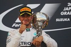 El ganador, Lewis Hamilton, Mercedes AMG F1