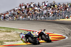 Dani Pedrosa, Repsol Honda Team et Valentino Rossi, Yamaha Factory Racing