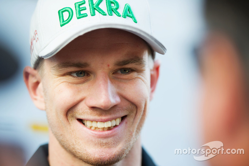 Nico Hulkenberg, Sahara Force India F1 with the media