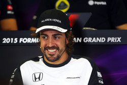 Fernando Alonso, McLaren in the FIA Press Conference