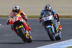 Marc Marquez, Repsol Honda Team, und Scott Redding, Marc VDS Racing Team Honda