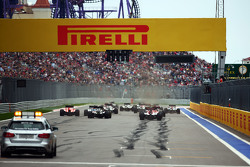 Le départ de la course