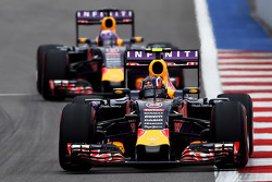 Daniil Kvyat en Daniel Ricciardo, Red Bull Racing