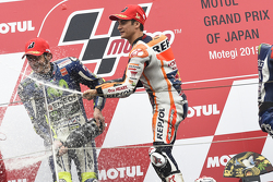 Dani Pedrosa, Repsol Honda Team e Valentino Rossi, Yamaha Factory Racing