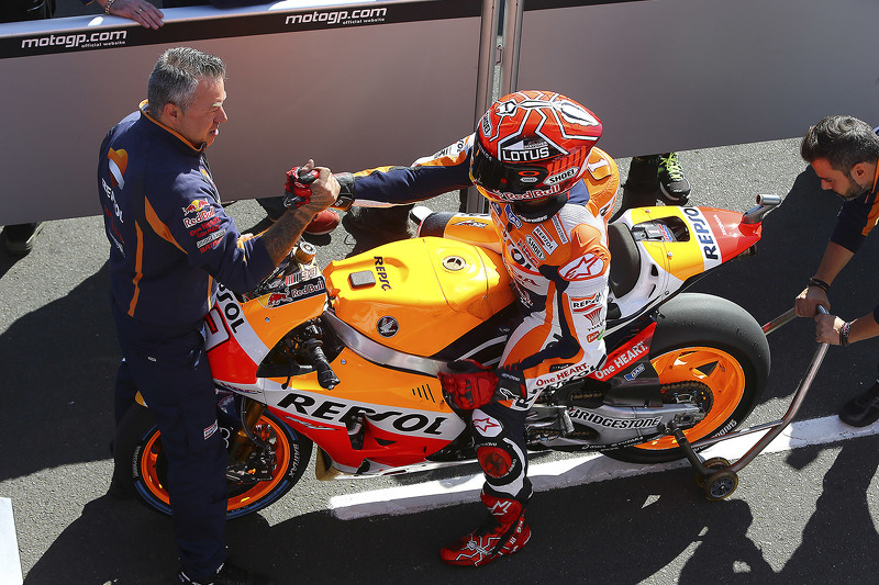 Le poleman Marc Marquez, Repsol Honda Team