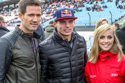 Sebastien Ogier, Julien Ingrassia, Volkswagen Motorsport; Max Verstappen, Scuderia Toro Rosso, mit Freundin Mikaela Ahlin-Kottulinsky
