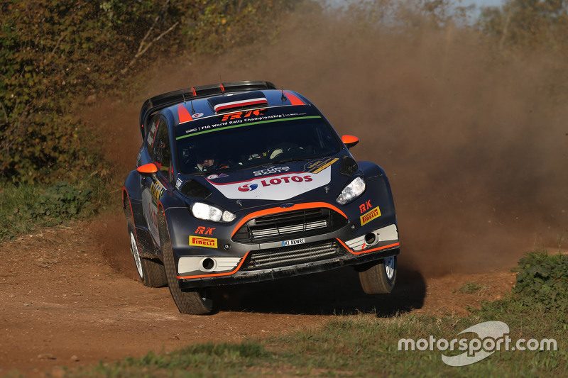 Robert Kubica and Maciek Szczepaniak, Ford Fiesta WRC