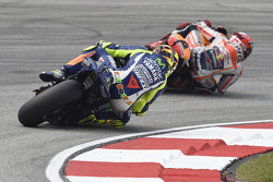 Marc Marquez, Repsol Honda Team e Valentino Rossi, Yamaha Factory Racing