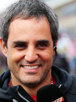 Juan Pablo Montoya in der Startaufstellung