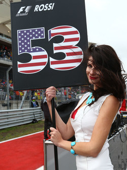 Chica de la parrilla de Alexander Rossi, Manor Marussia F1 Team