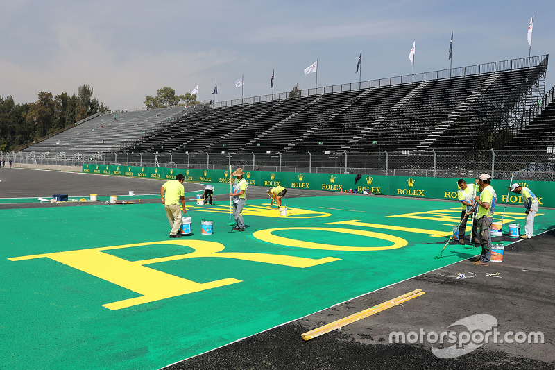 Ambiente en la pista