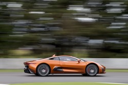 Felipe Massa in de Jaguar C-X75