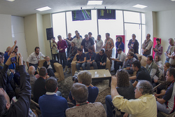 Jean Todt reunido con los medios de comunicaón